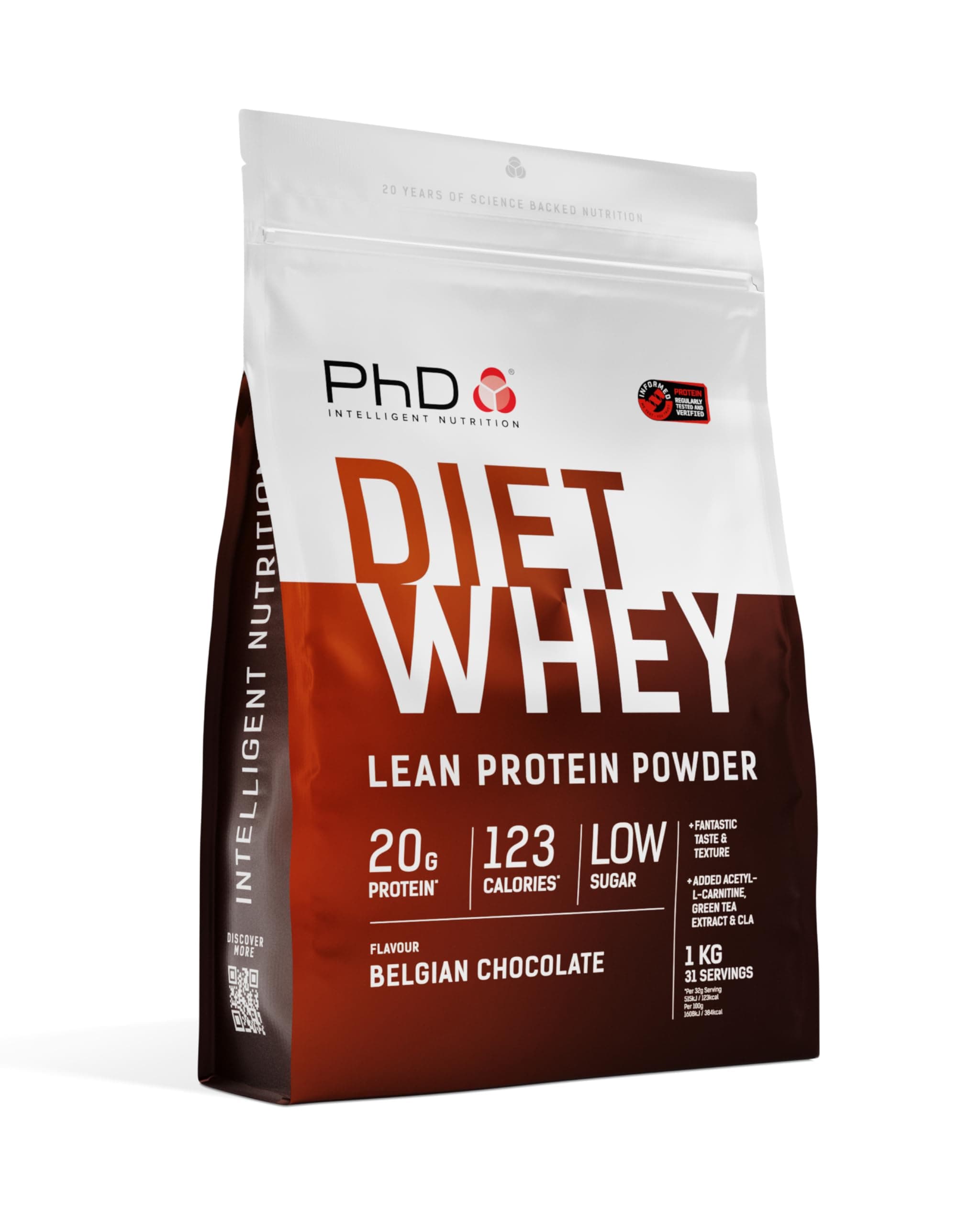 Diet Whey 1kg Belgian Chocolate