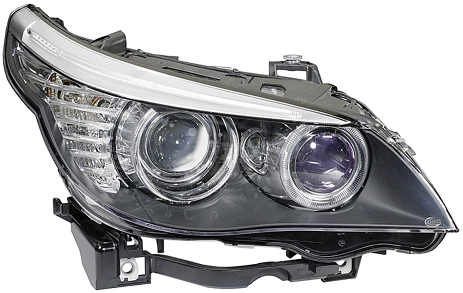 Hella 009449061 BMW 5 (E60, E61) Passenger Side Headlight Assembly