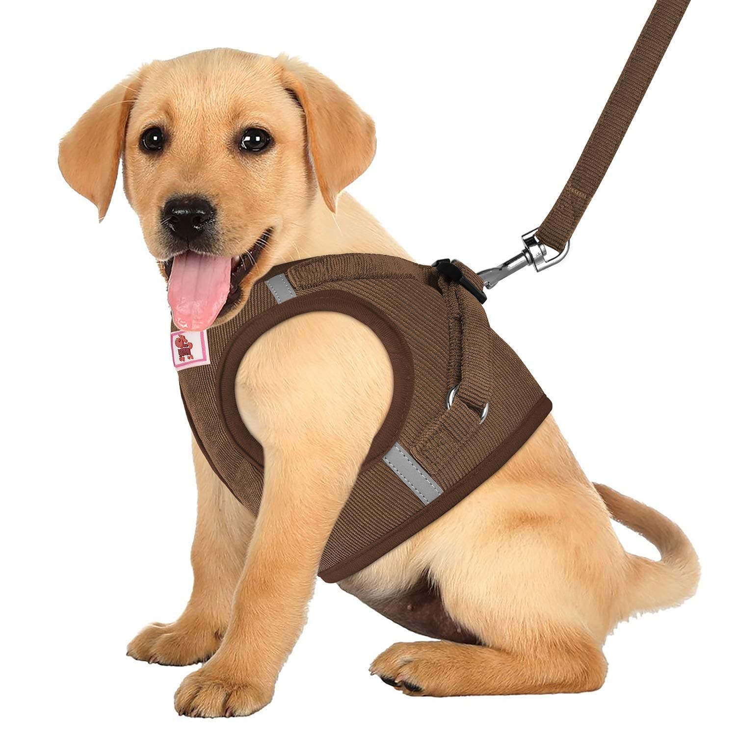 Cat Harness and Leash for Walking, Escape Proof Soft Adjustable Vest Harnesses for Cats Suitable Kitten and Puppy seat Belts Easy Control Breathable Reflective Strips Vest