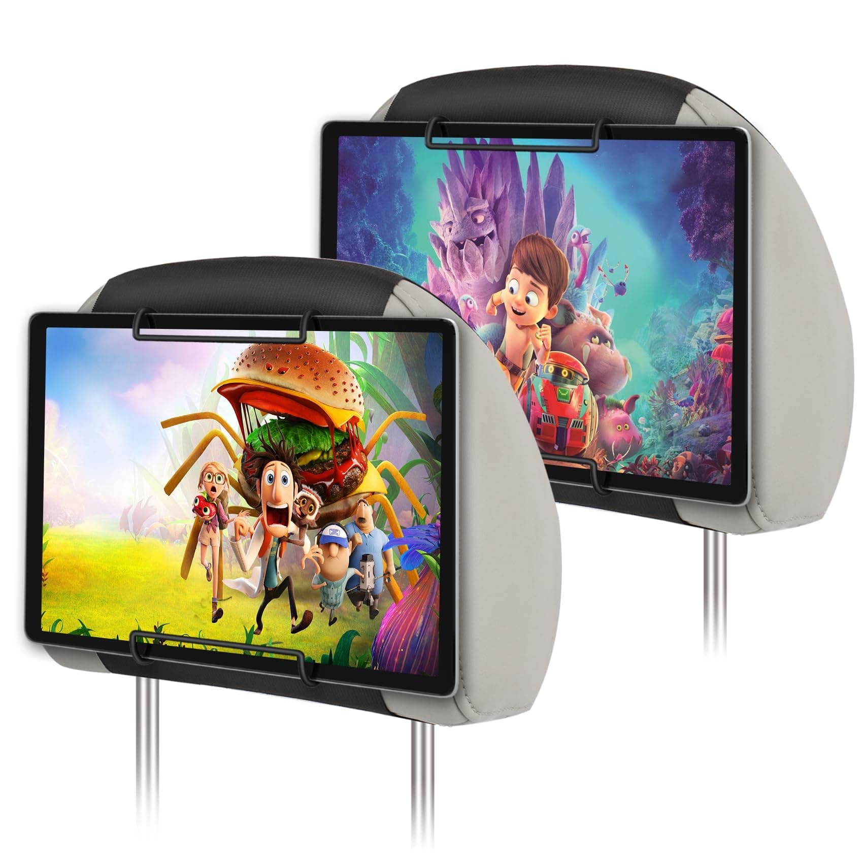 WONNIE 2 Pack Car Headrest Holder for 10-12.9" Large Size Tablets