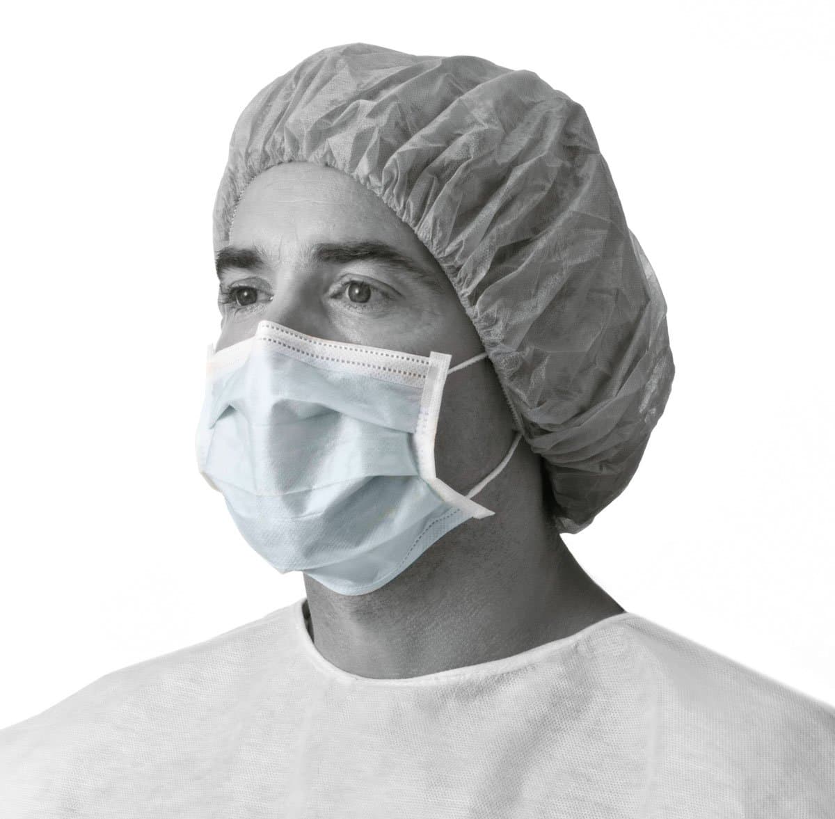 Medline Basic Procedure Face Masks with Earloops - -NON27375Z