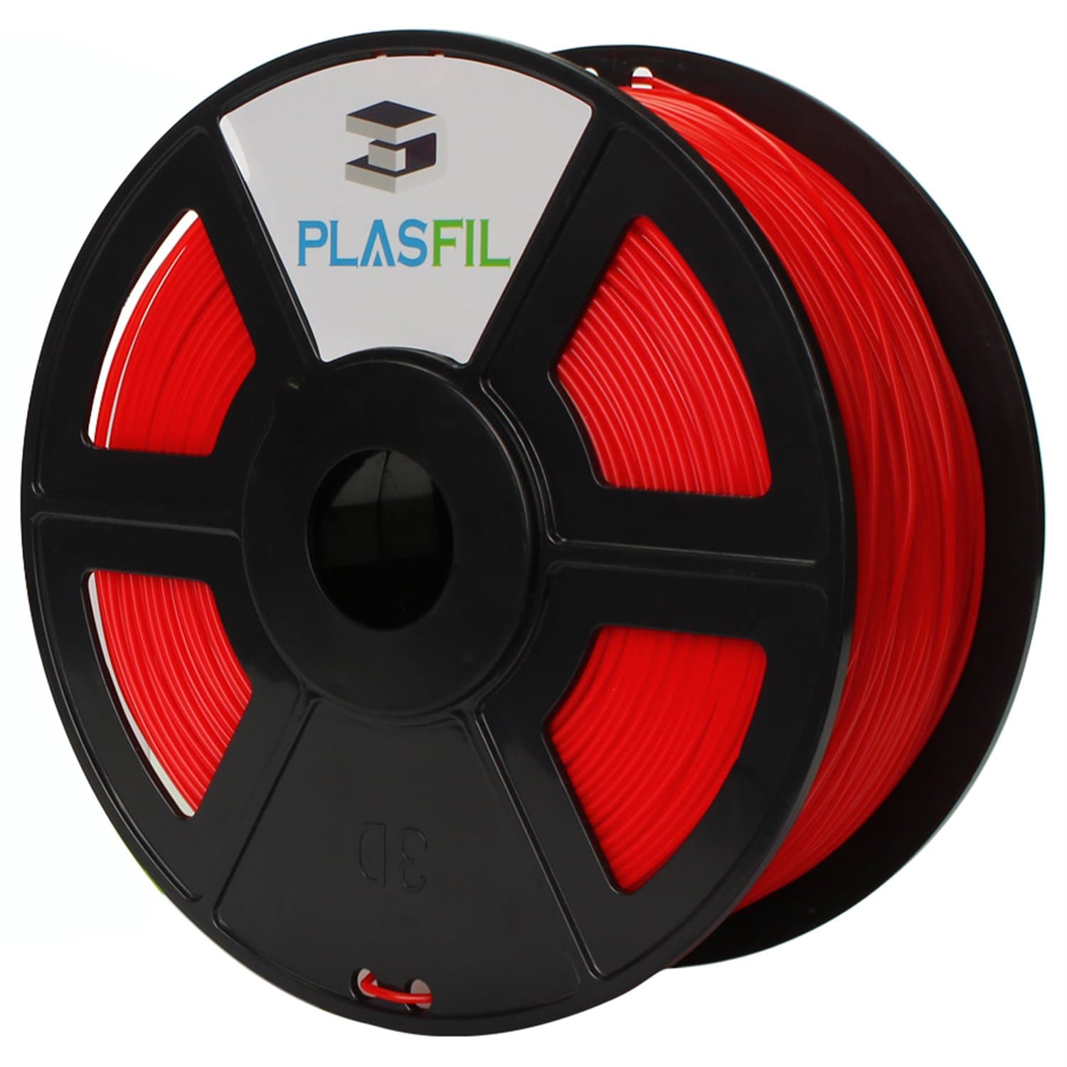 Red 3D Printer Filament, Vacuumed Sealed 1.75mm PLA PRO (PLA+) Printing Filament, 1KG Spool, +/- 0.03 mm Dimensional Accuracy, Low Odor