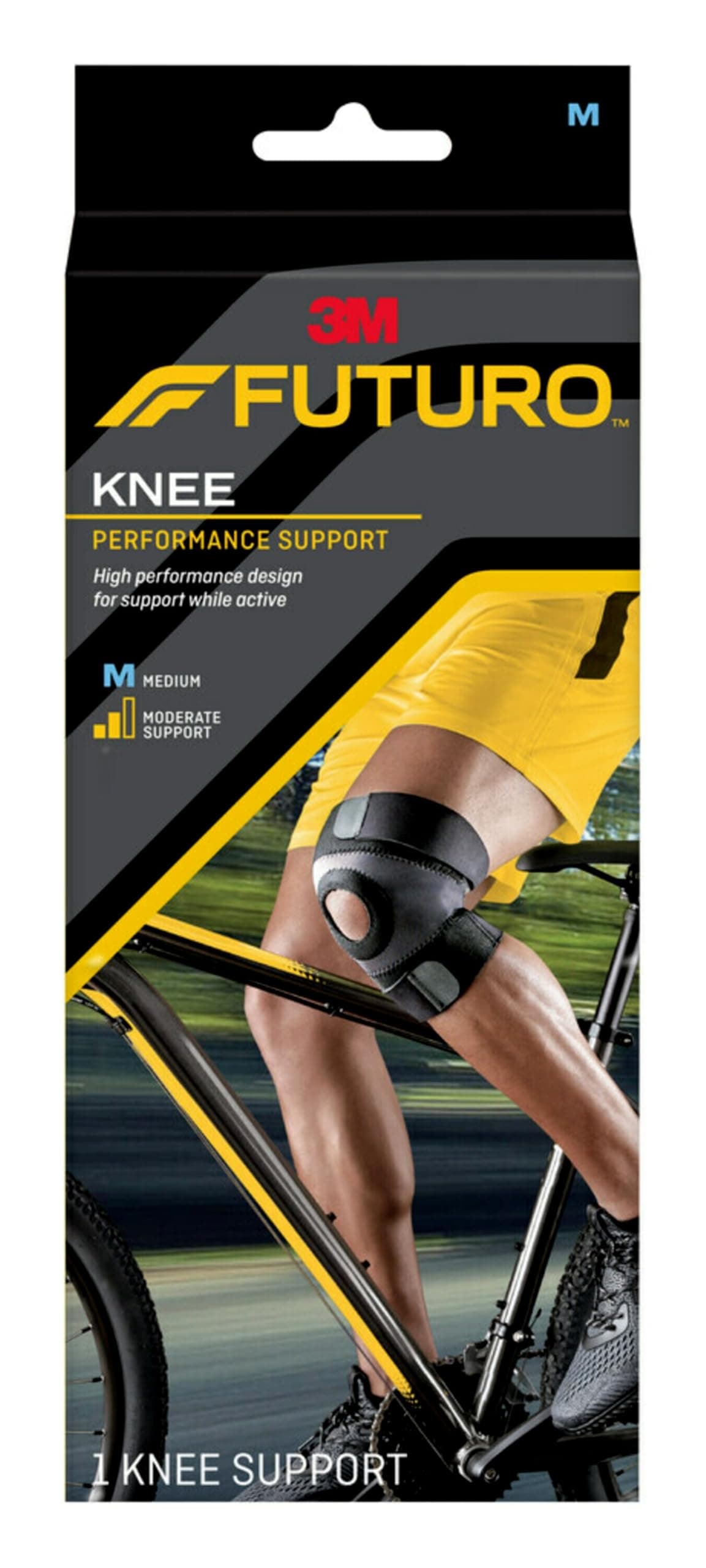 FUTURO Performance Knee Support, Ideal for General Support and Exercise, Medium