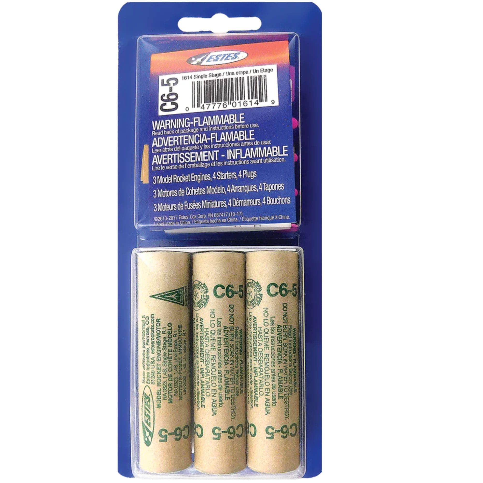 Estes C6-5 Model Rocket Engine 3/pk. by Estes