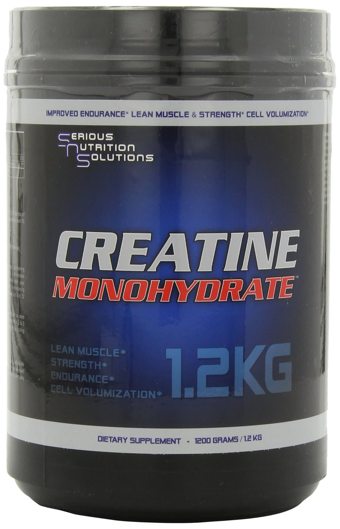 Serious Nutrition Solution Creatine Monohydrate Powder, 1200 Grams