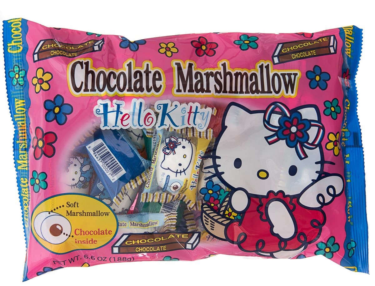 Eiwa Marshmallow Hello Kitty Chocolate, 6.6-Ounce Units (Pack of 4)
