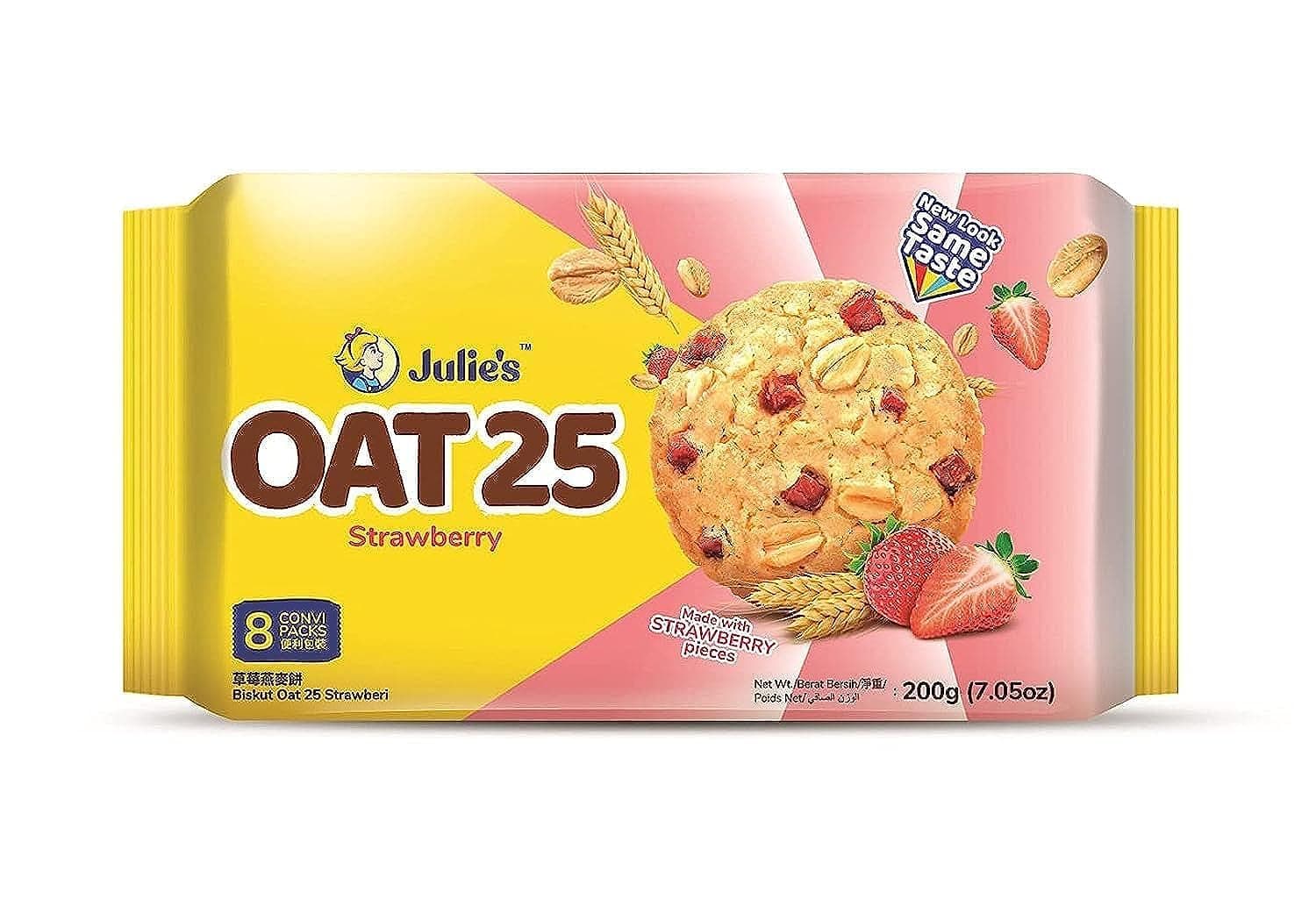 Oats 25, Strawberry, 200g
