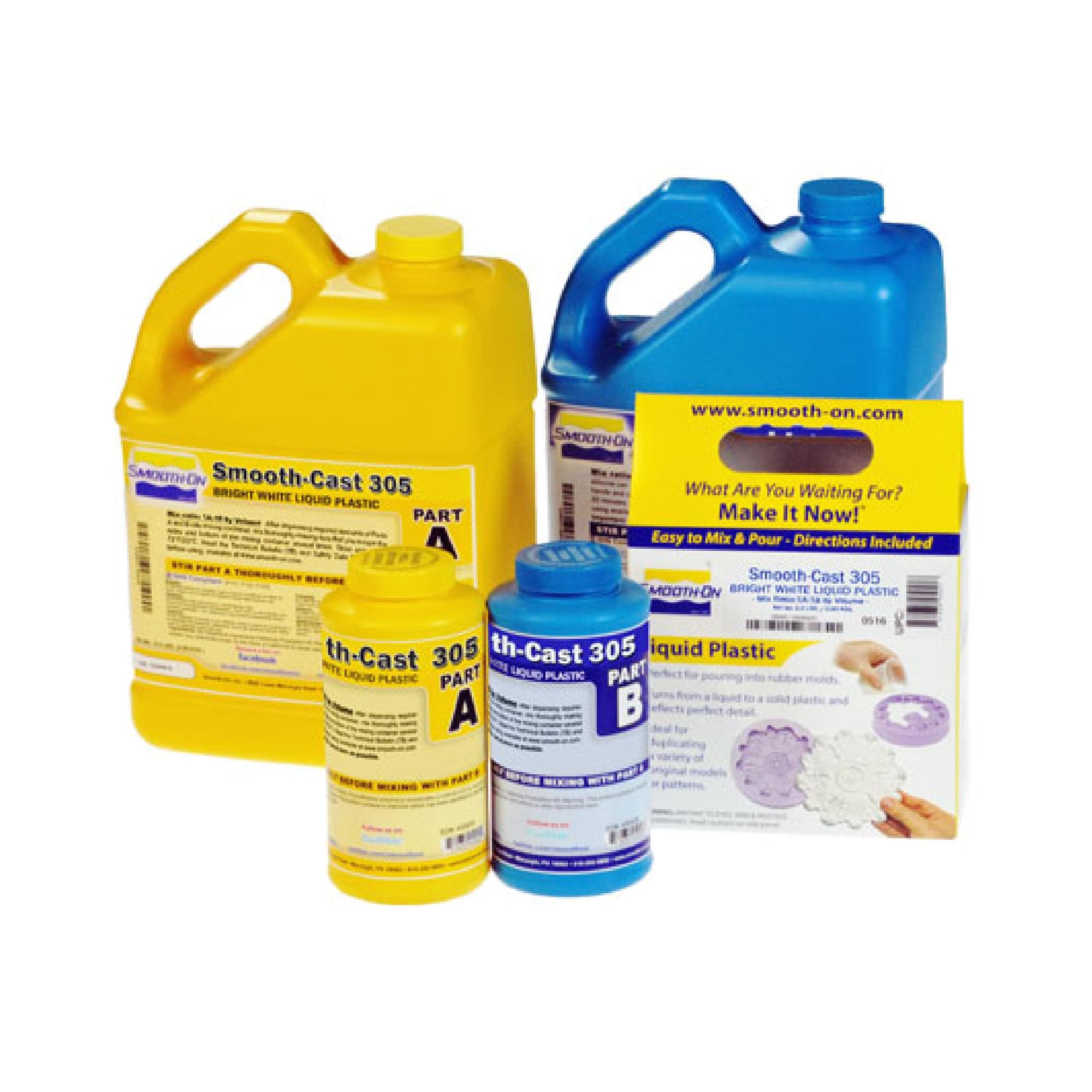 Smooth-Cast™ 305 Liquid Plastic Resin for Special Effects, & More, White - Pint Unit