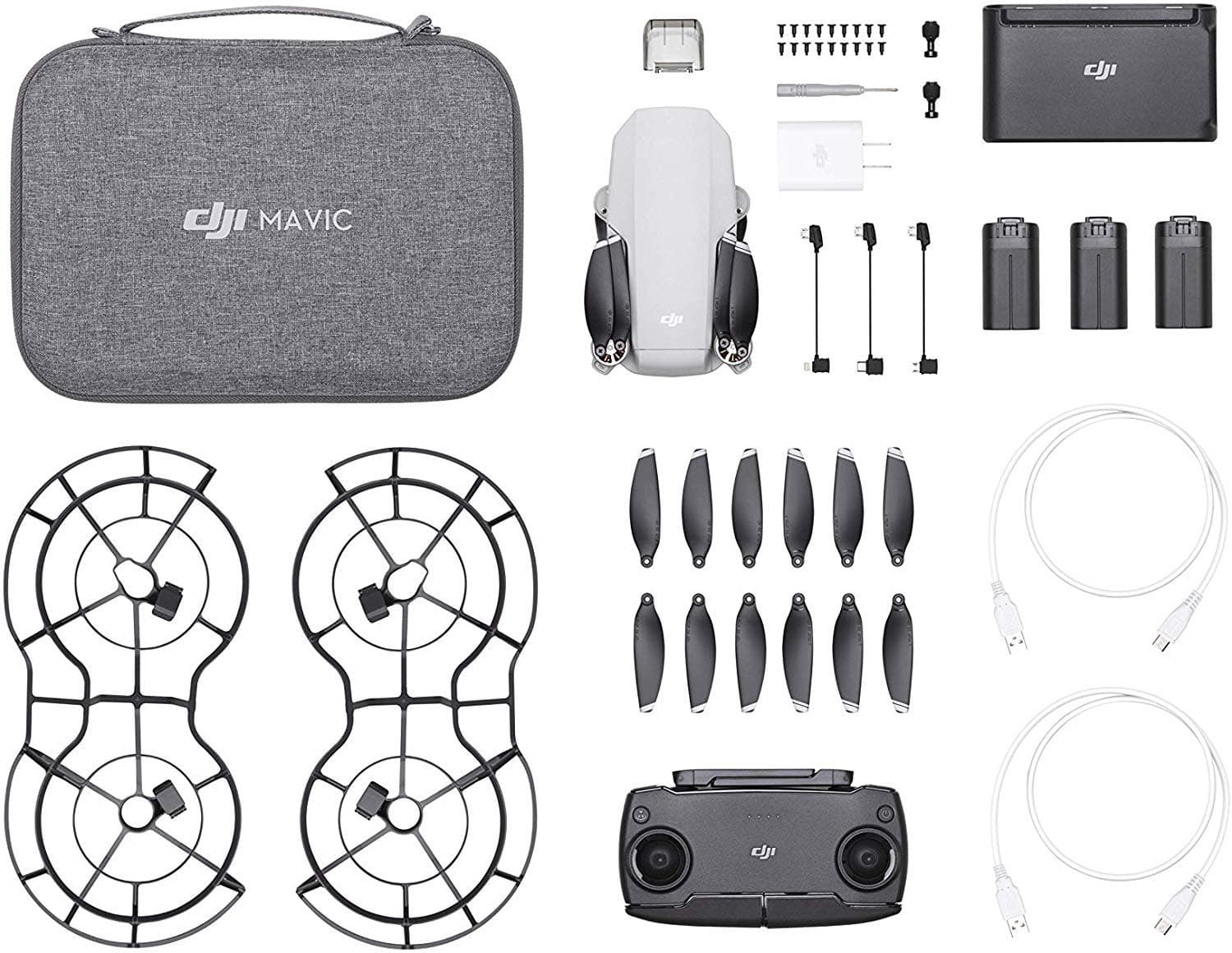 DJI Mavic Mini Fly More Combo Drone Quadcopter (Renewed)
