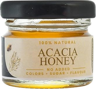 Shiva Organic Acacia flower Honey NMR certified 100% Natural Healthy and Pure Honey No Added Sugar Flavour Unadulterated Sourced ethically from Acacia flower (30 G)