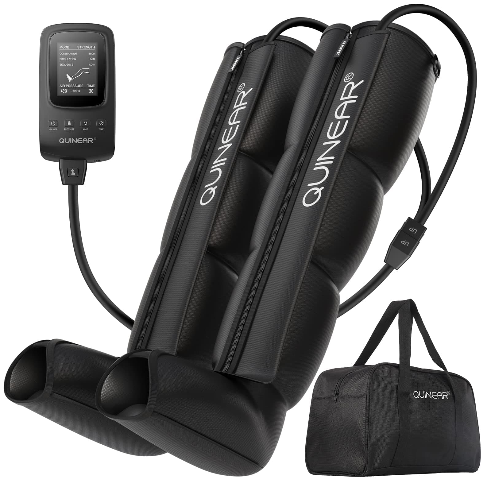 Air Compression Leg Recovery System, Professional Sequential Compression Device for Massage Therapy, Foot and Leg Recovery Boots Improved Circulation for Athlete