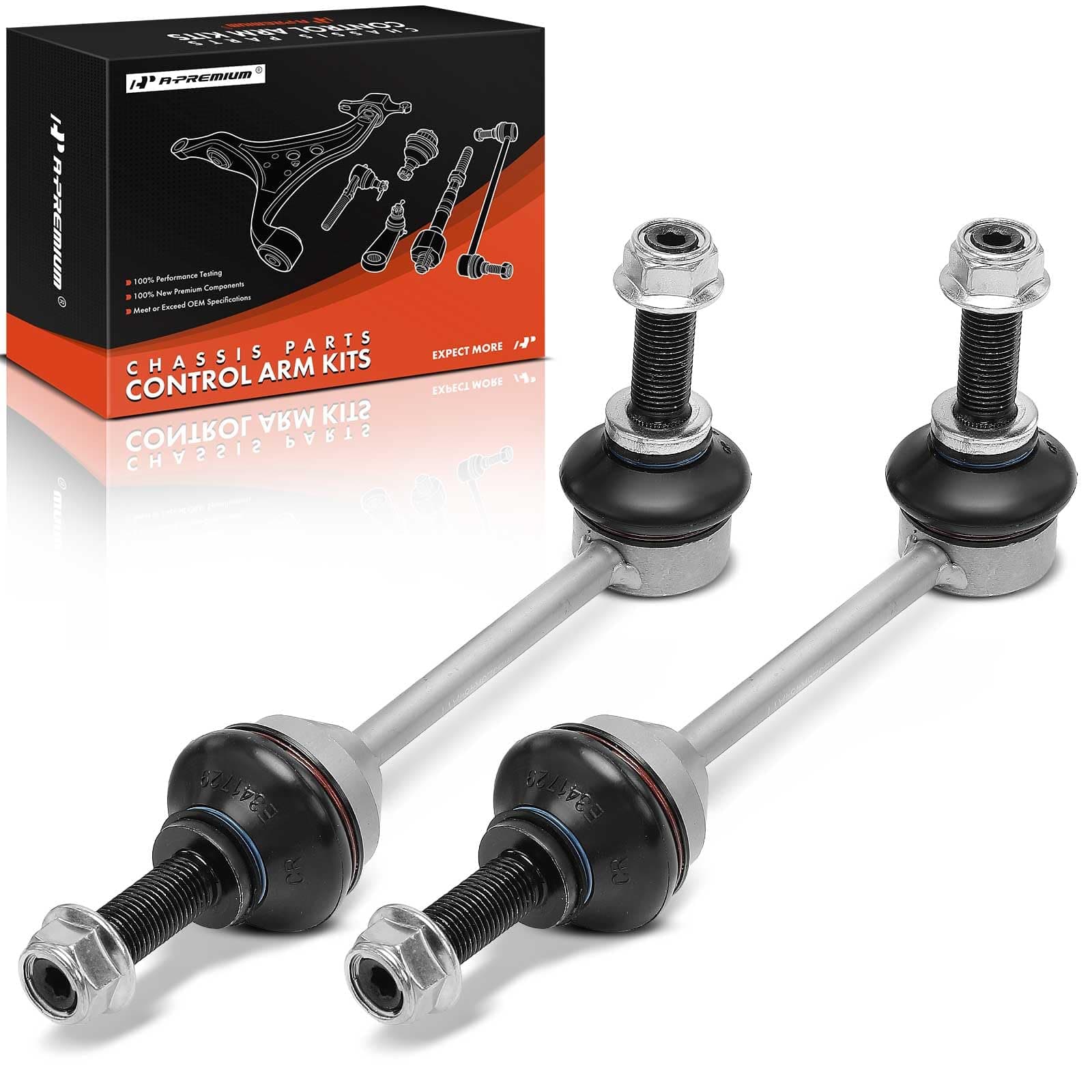 A-Premium 2 x Front Sway Bar Links Stabilizer Bar Links, Compatible with Ford Bronco 2021 2022 2023