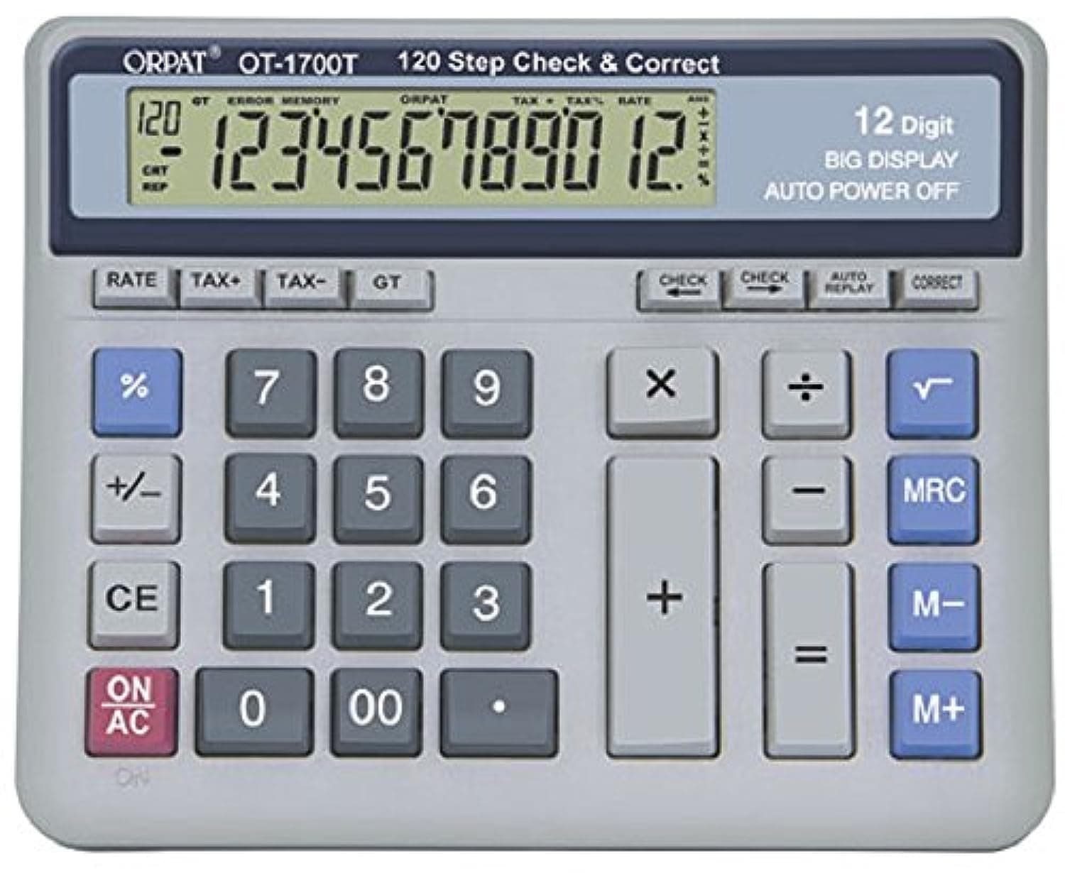 Orpat OT 1700T Check and Correct Calculator