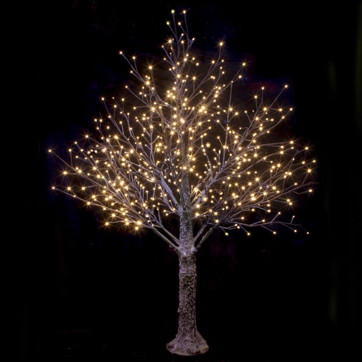 SPARKLES 180cm Brown Snowy Twig Tree 512 Warm White LED Lights Xmas Outdoor Decoration
