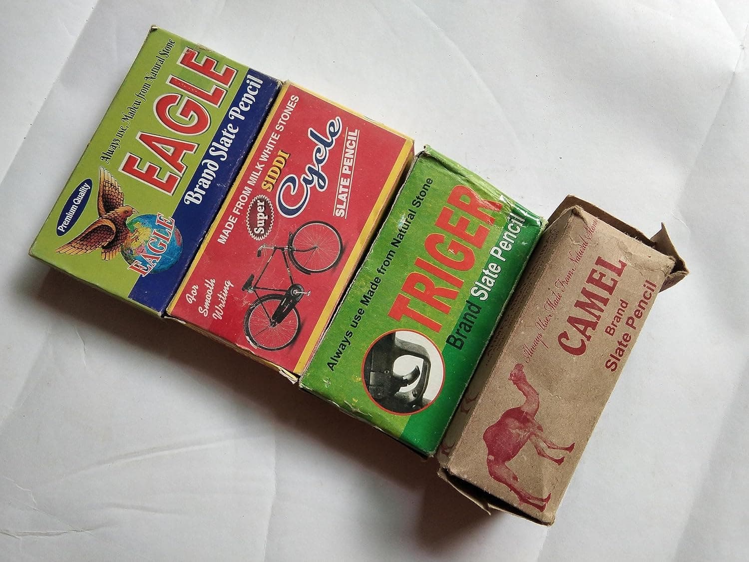 Thin Slate Pencils 400 g (Eagle,Trigger,Cycle,Camel)