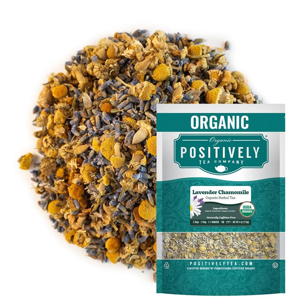 Lavender Chamomile, Herbal Tea, Loose Leaf, 4 Ounce
