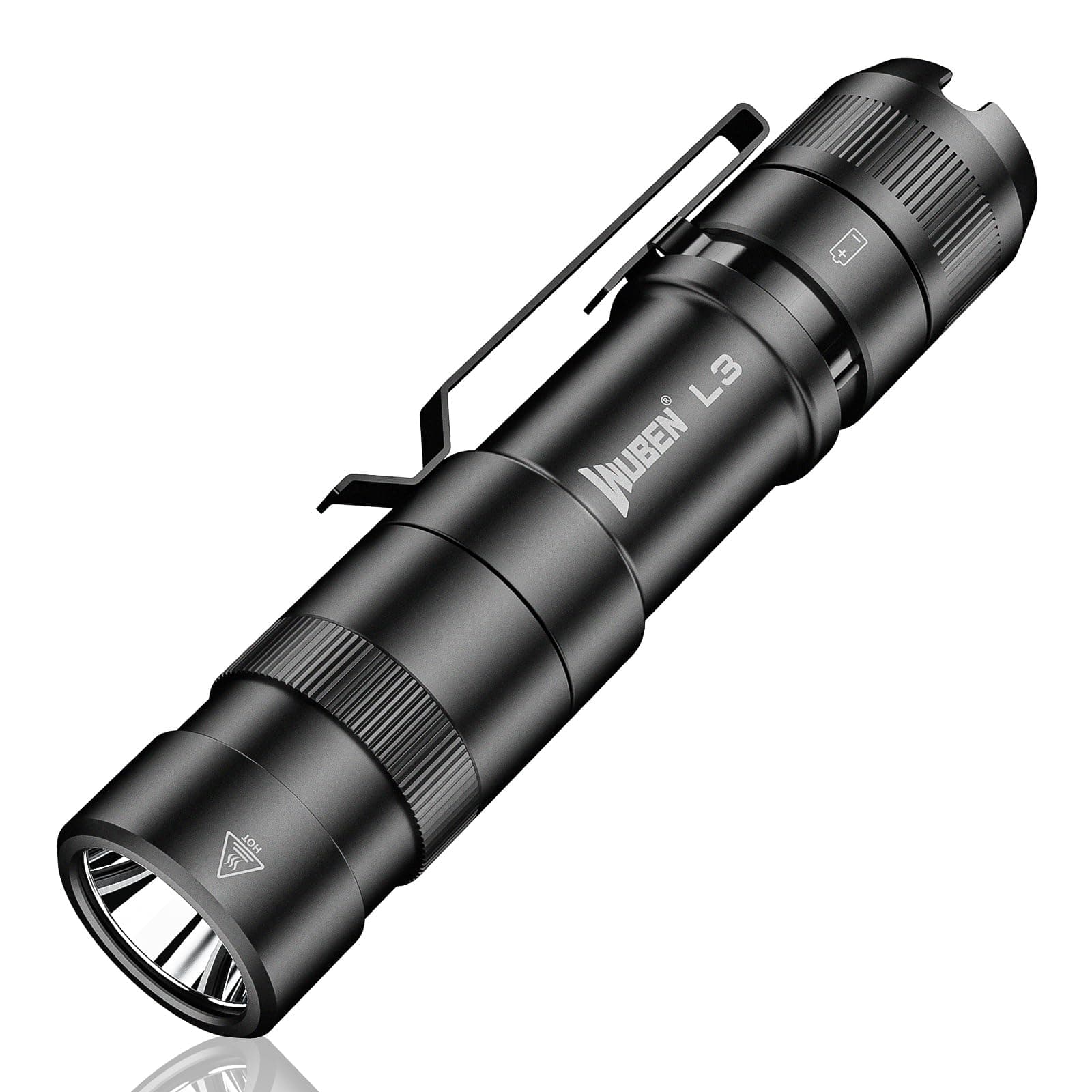L3 Flashlights High Lumens, 3000 Lumens Flash Light Bright Flashlight Rechargeable, Dual-Way USB C Charging 6 Mode, IP68 Handheld Flashlight for Tactical/Outdoor, Tool Gifts for Men