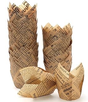 150pcs Tulip Cupcake Liners Baking Cups Muffin Liner Grease-Proof Paper Cupca...