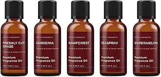 Mystic Moments | Mother Nature Fragrance Oil Gift Starter Pack 5x50ml | Seaspray, Gardenia, Watermelon, Freshly Cut Grass, Rainforest | Perfect as a Gift