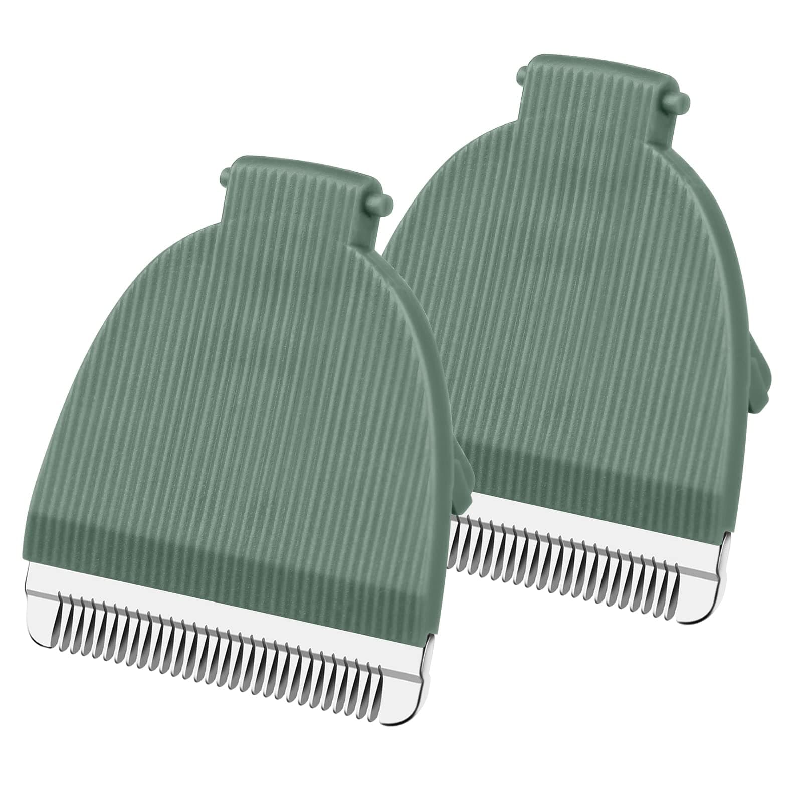 2 Pack Replacement Blade Compatible with Meridian Trimmer Blade, Replacement Blades for The Trimmer by Meridian, Green