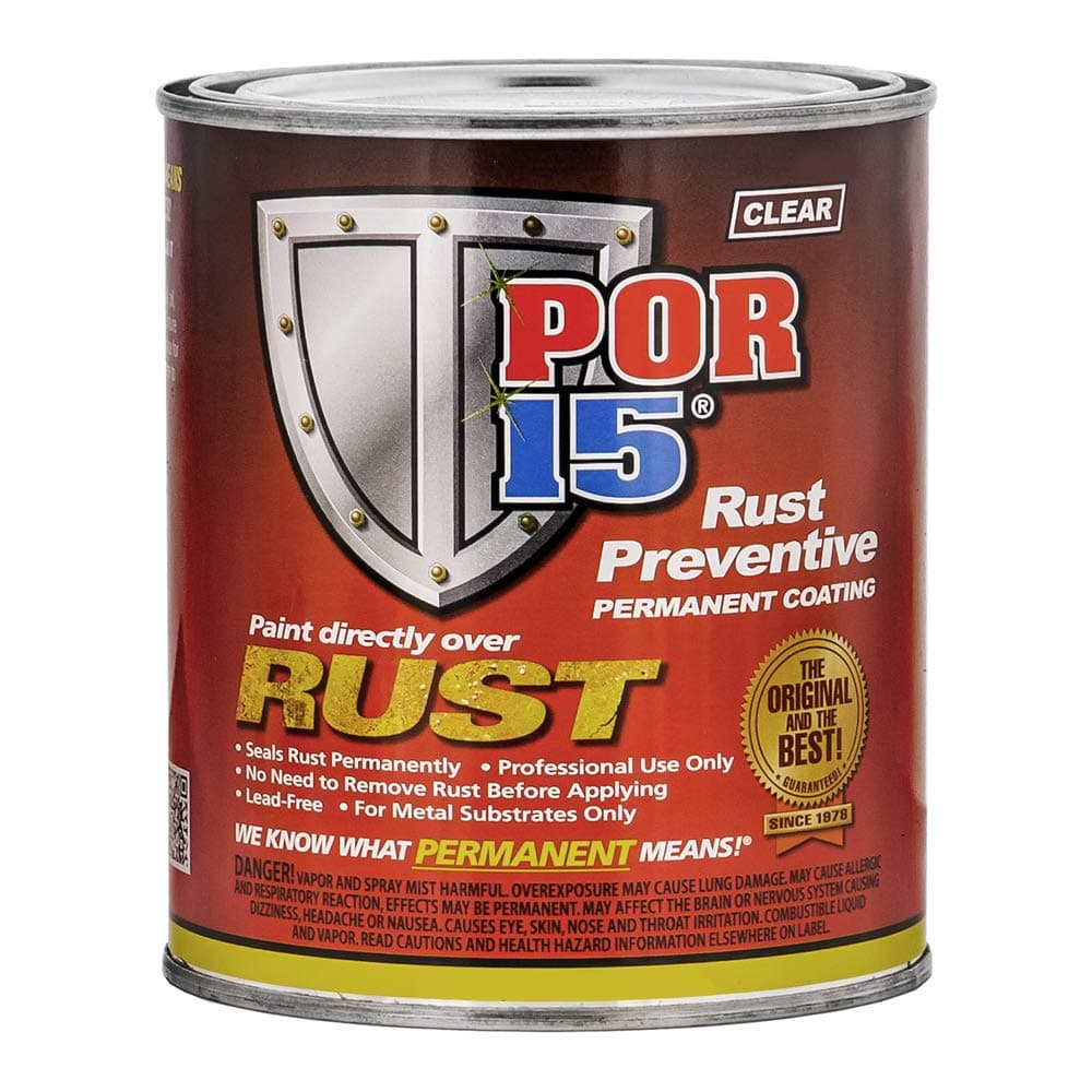 Rust Preventive Coating, Stop Rust and Corrosion Permanently, Anti-rust, Non-porous Protective Barrier, 16 Fluid Ounces, Clear