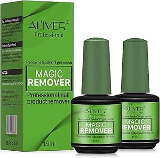 Gel Nail Polish Remover, (2Pack) Easily & Quickly Removes Soak-Off Gel Polish, Professional Non-Irritating Nail Polish Remover, Don't Hurt Nails, No Need for Foil, Soaking Or Wrapping, Harmless -15ml