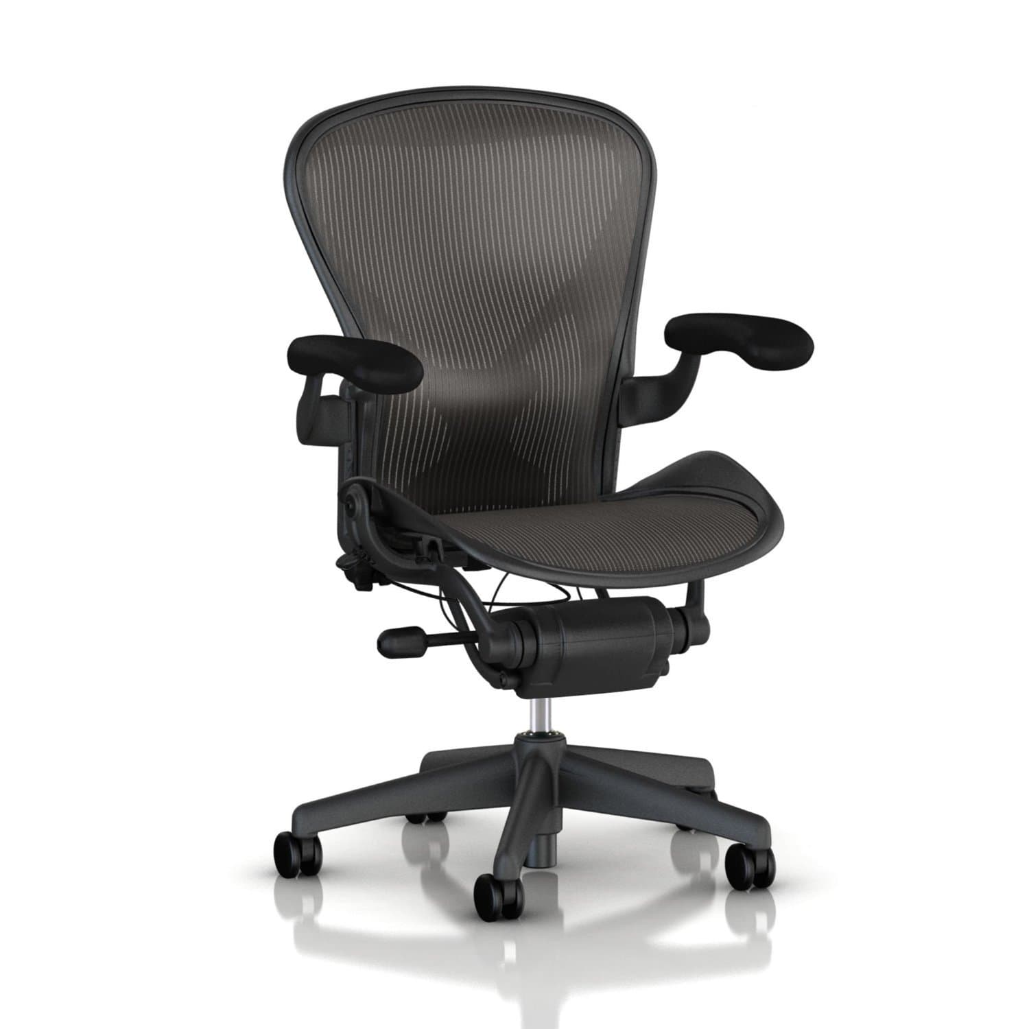 Aeron Tilt Limiter Task Chair, Adjustable Viny