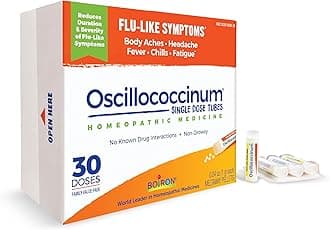 Boiron Oscillococcinum for Relief from Flu-Like Symptoms of Body Aches, Heada...