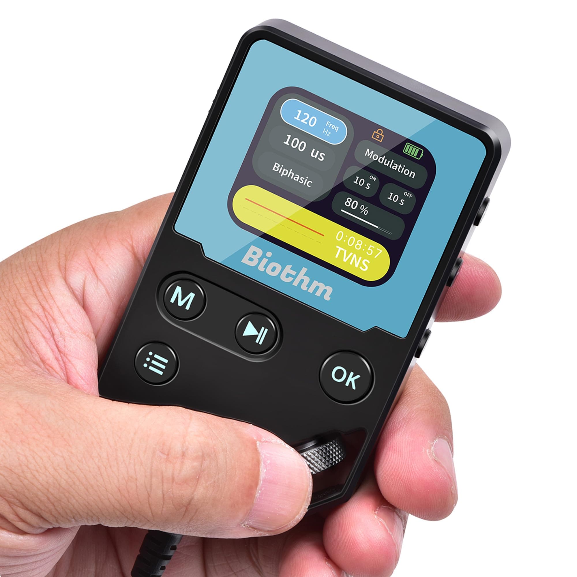 Vagus Nerve Stimulation Ear Clip Wellness Device, Full Frequency Multi-Mode