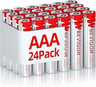 AAA Lithium Batteries, 24Pack Lithium Iron Triple A Batteries, 1.5V Longer Lasting AAA Batteries for Flashlight, Toys, Remote Control, Battery of Tablet Accessories Non-Rechargeable