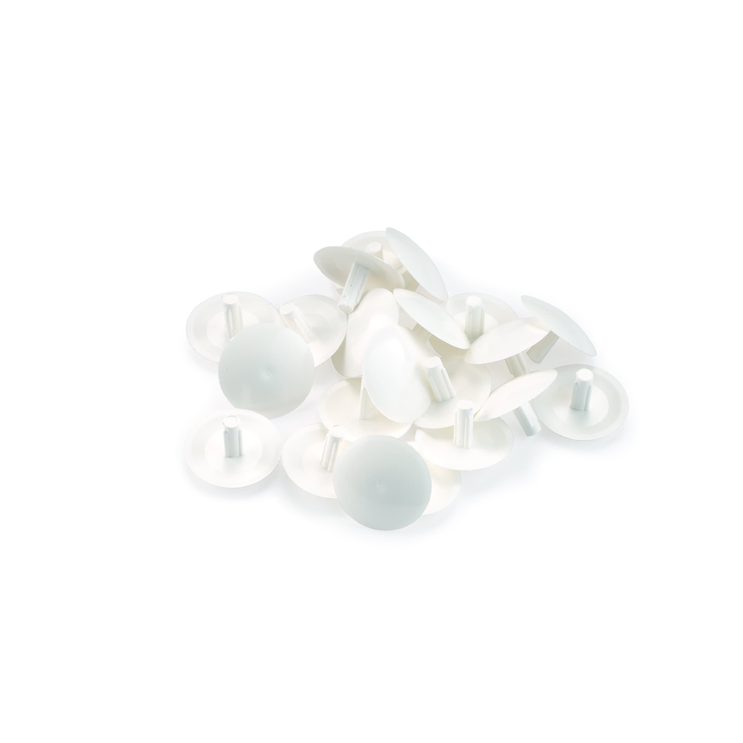 HIGHPOINT Screw Caps for 7mm (Confirmat), White, 100 pc