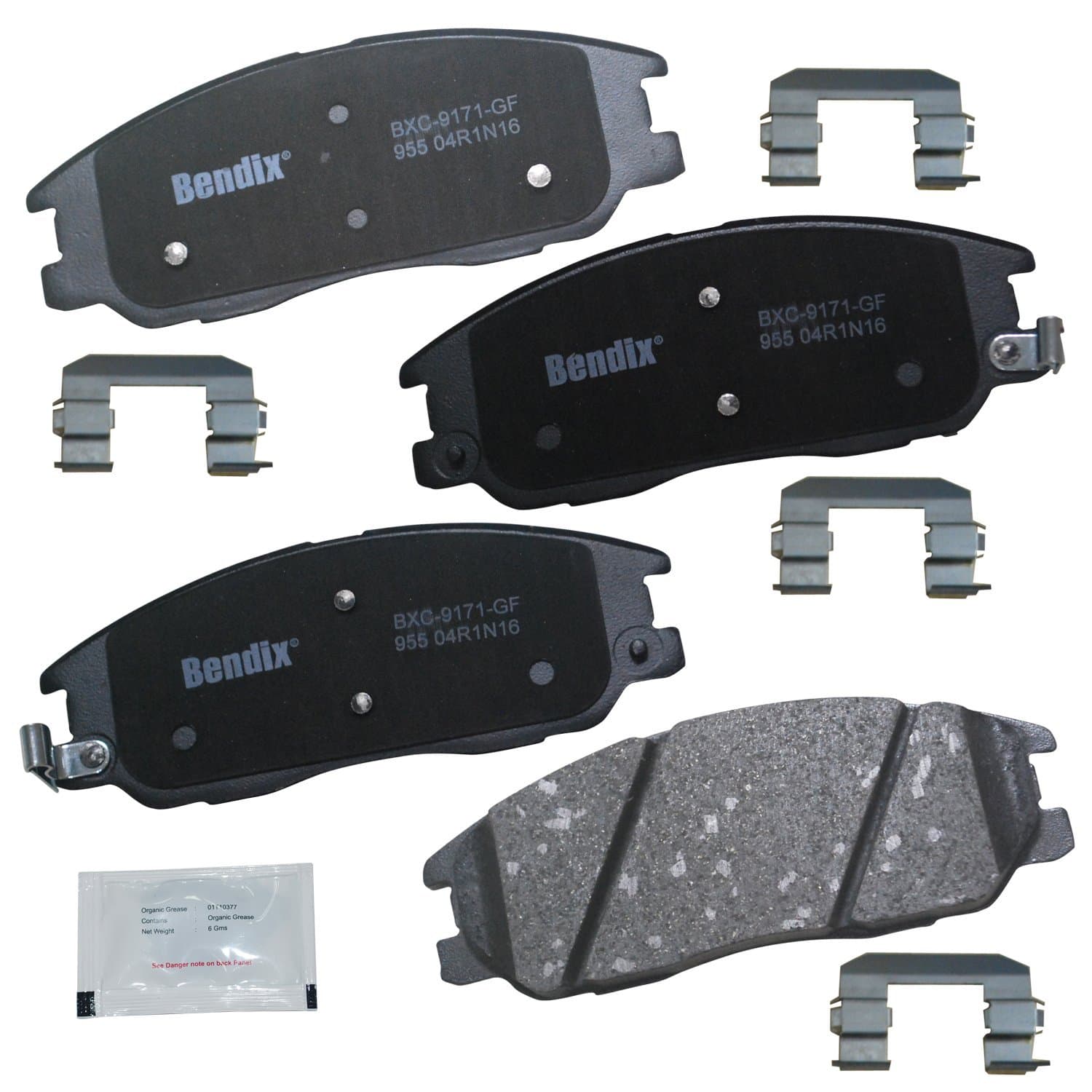 Bendix Priority1 CFC955 Ceramic Front Brake Pads for Kia Sorento 2009-2003