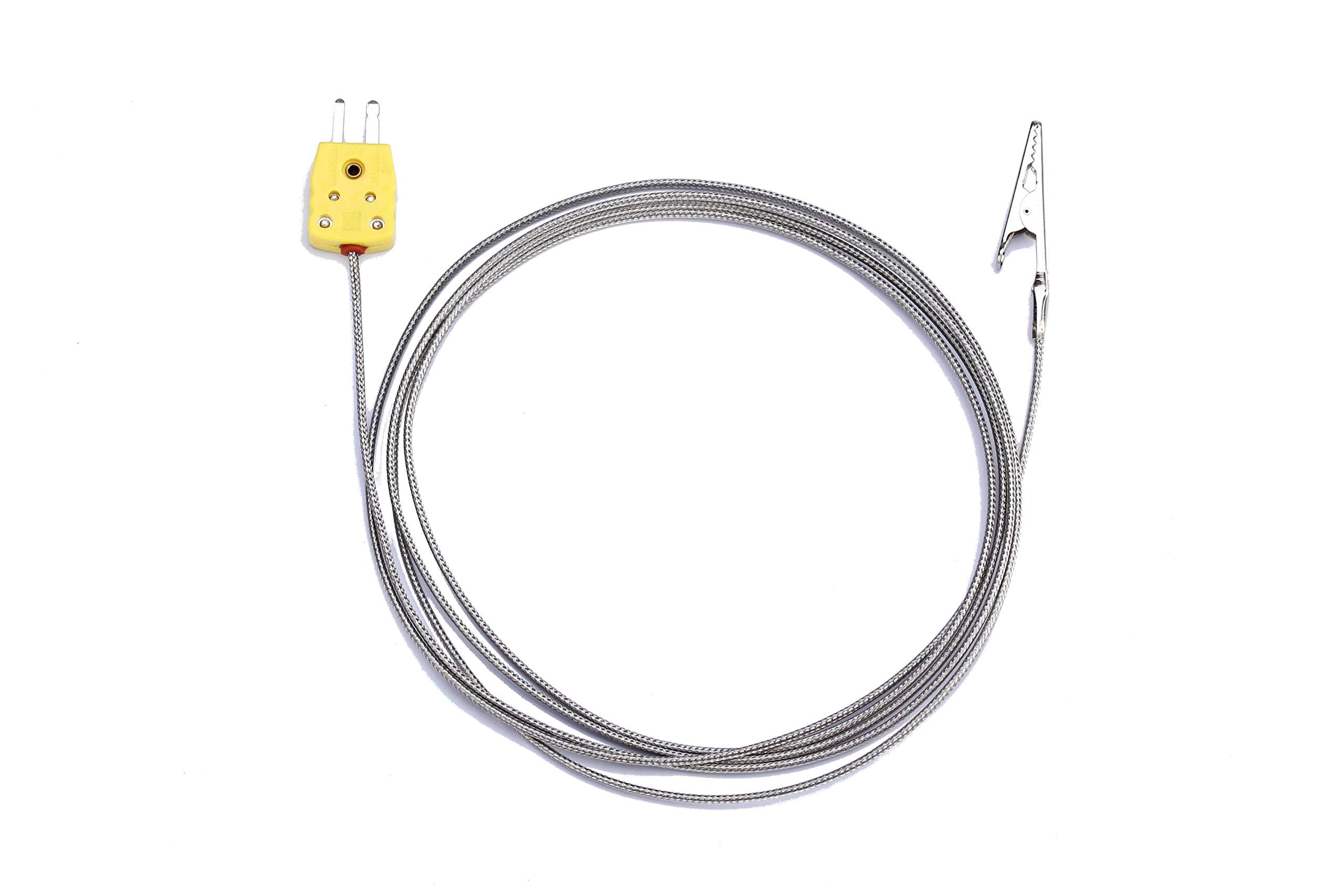 Alligator Clip K-Type Thermocouple Probe