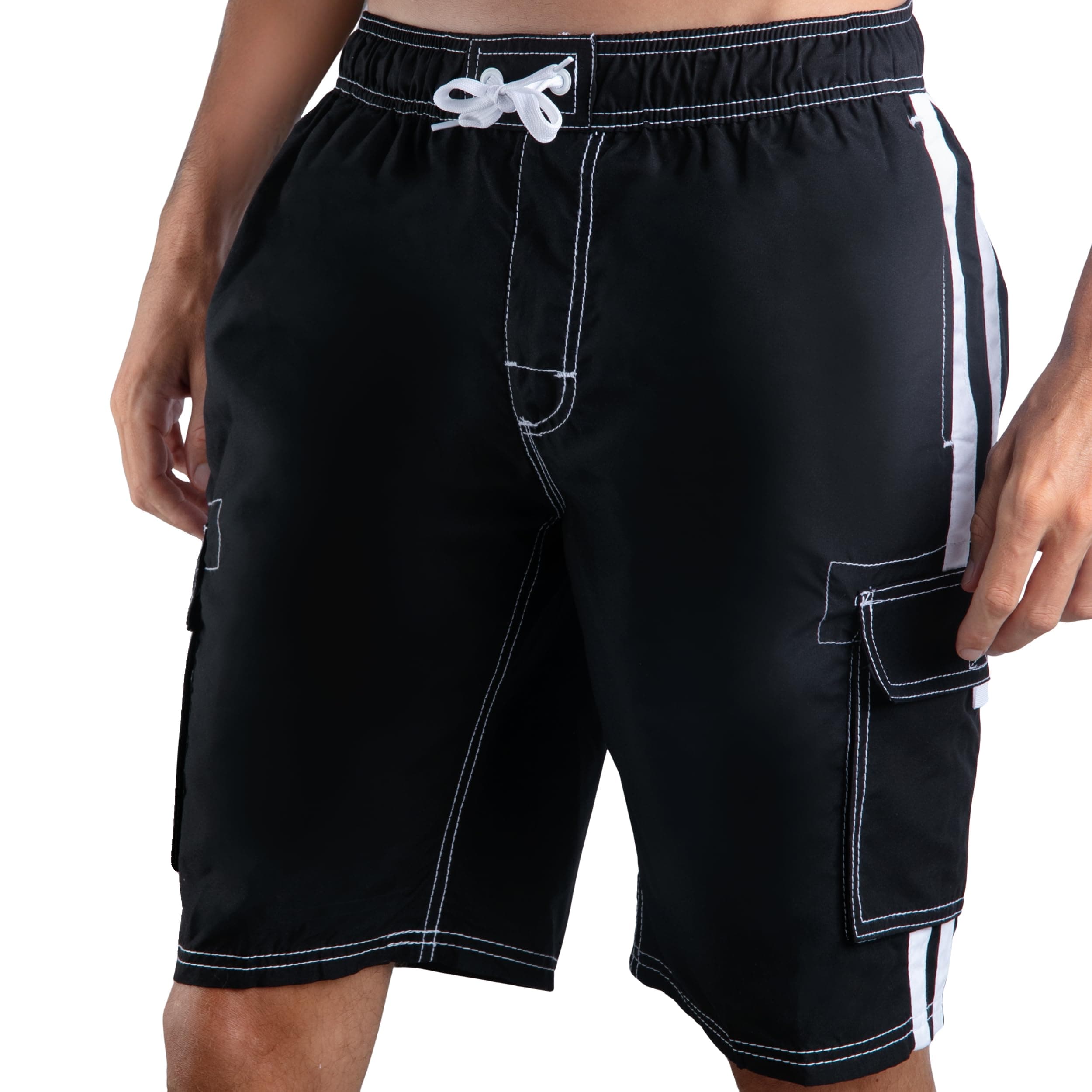Mens Barracuda Swim Trunks (Regular & Extended Sizes)