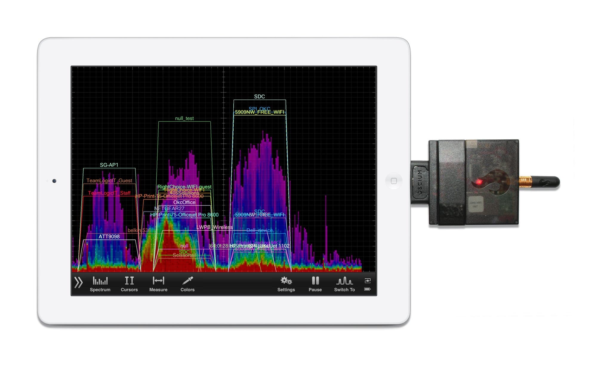 Oscium 2.4 GHz WiPry Pro Spectrum Analyzer