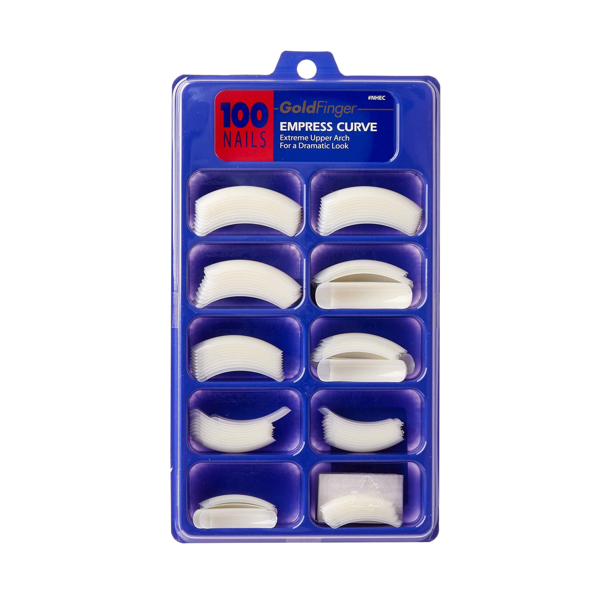 Gold Finger 100 Nails Empress Curve