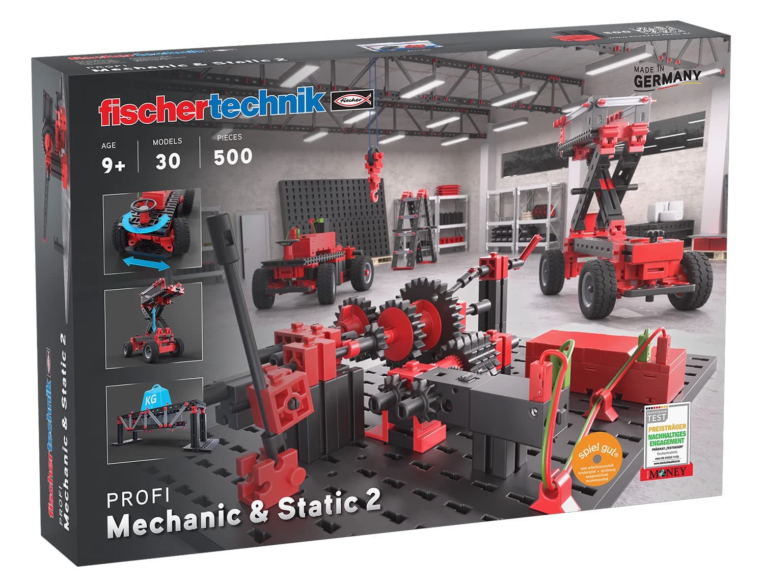 Fischertechnik Mechanic + Static 2 Building Kit (500 Piece)