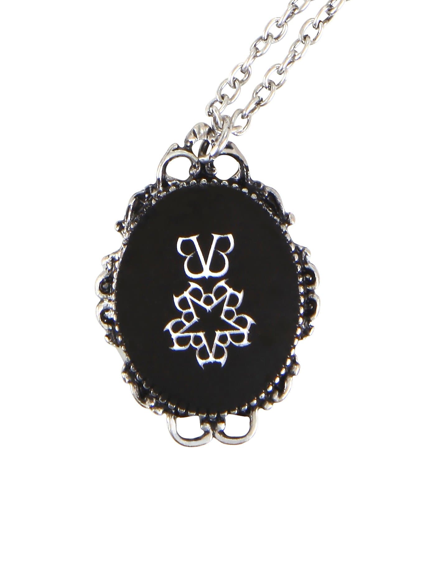 Black Veil Brides Cameo Logo Necklace
