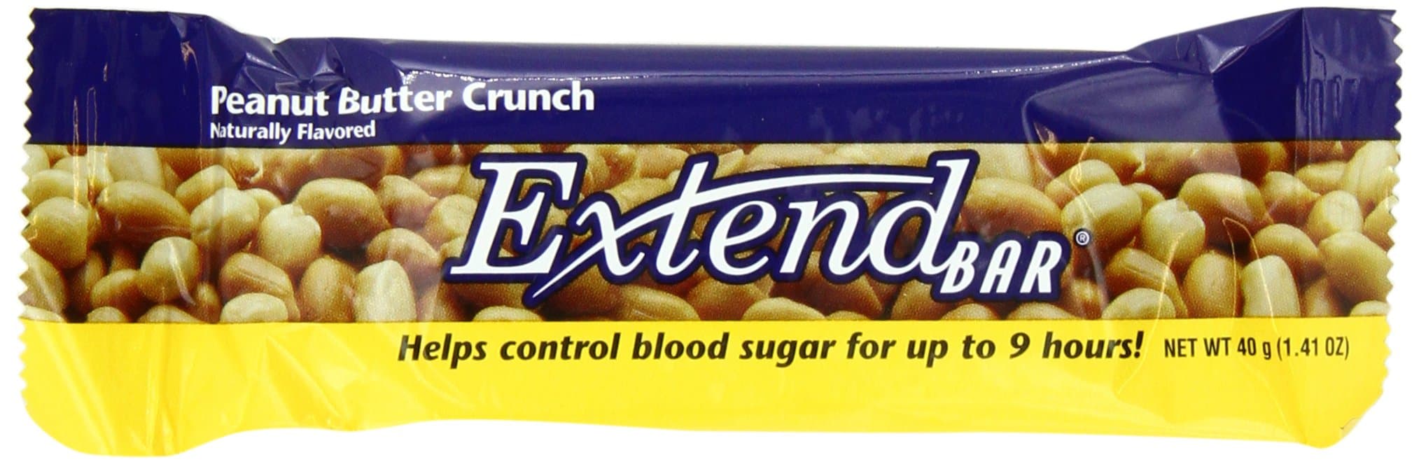 ExtendBar, Peanut Butter Crunch, 1.41-Ounce Bars (Pack of 15)