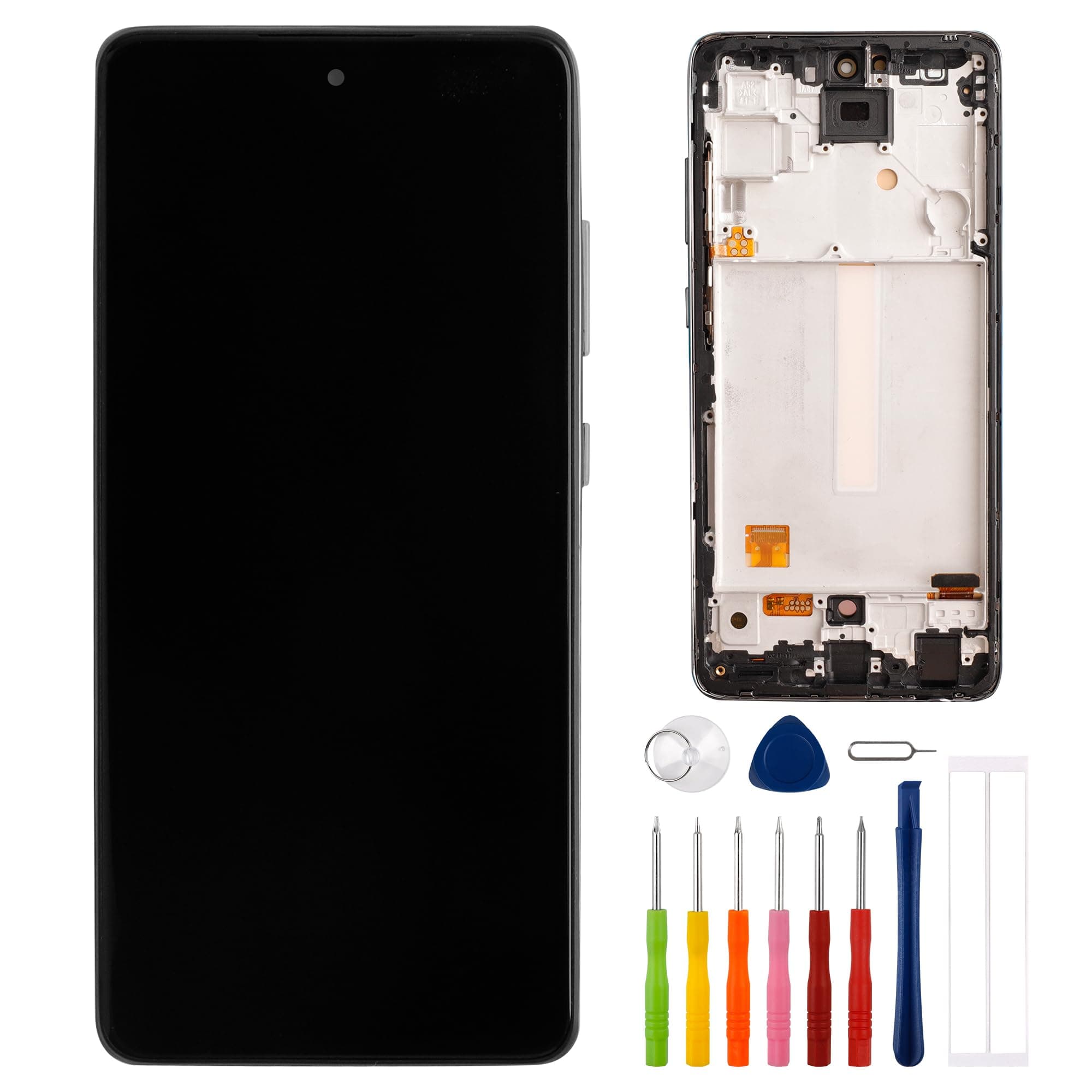 OLED LCD Display Compatible with Samsung Galaxy A52 SM-A525F SM-A525M 6.5" LCD Display Touch Screen Assembly with Tools
