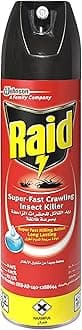 Raid Super-Fast Crawling Insect Killer Spray, Long Lasting, Leaves No Harsh Smell, 300ml