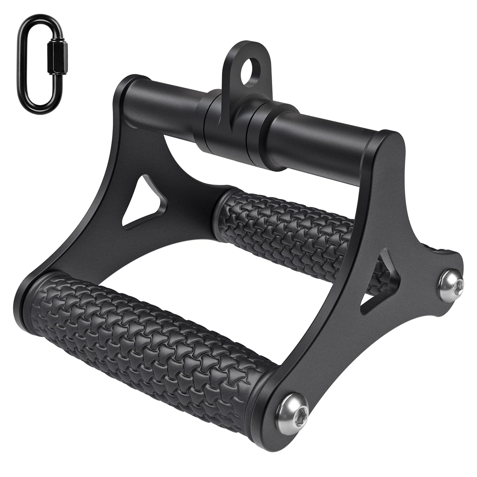 Kipika Heavy Duty Double D Handle, V Bar Cable Attachment, Row Attachment for Cable Machine, Non-Slip and Comfortable