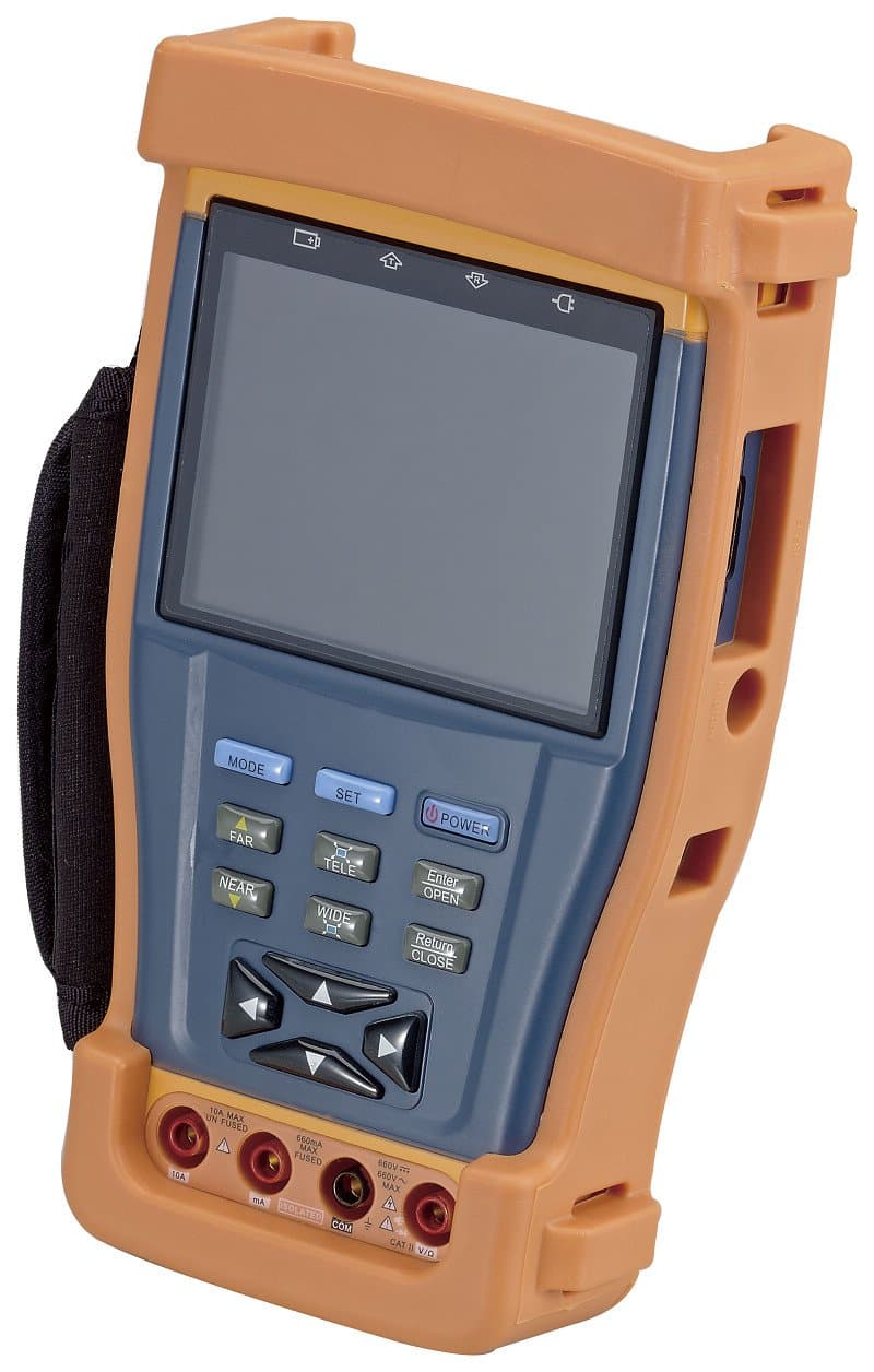 15-AU35MM Multi-Functional CCTV Tester with 3.5-Inch LCD and Built-In Digital Multi-Meter (Orange)