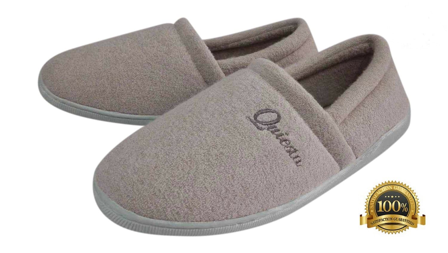 Bamboo Slippers,Soft Luxurious Bamboo & Super Thick Memory Foam. Anti Slip Rubber Sole. 100% hypoallergenic indoor shoes. Number 1 House Slippers for Women, Men & Children. Pamper your Feet!