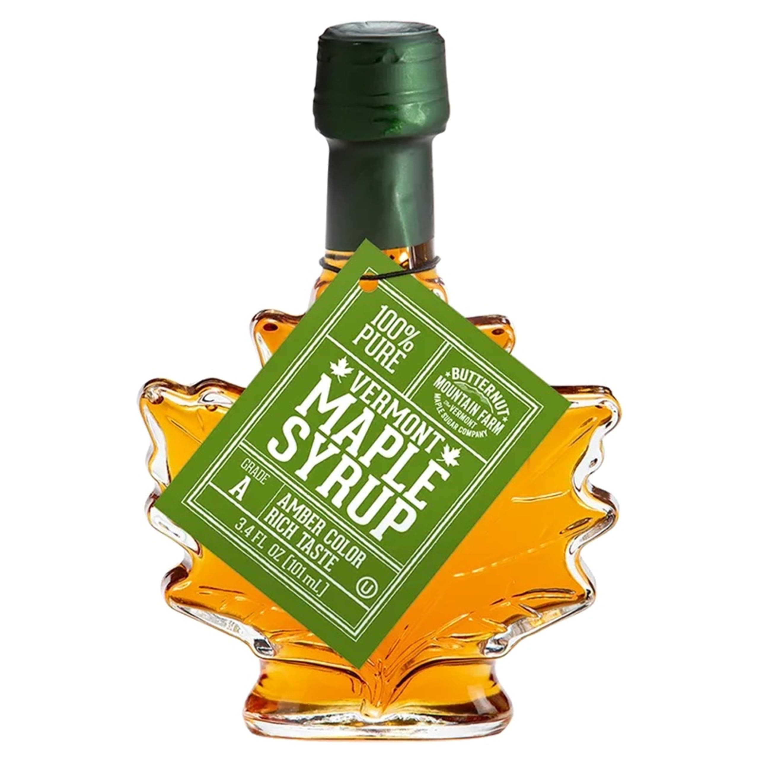3.4 oz Maple Leaf Bottle by Butternut Mountain Farm