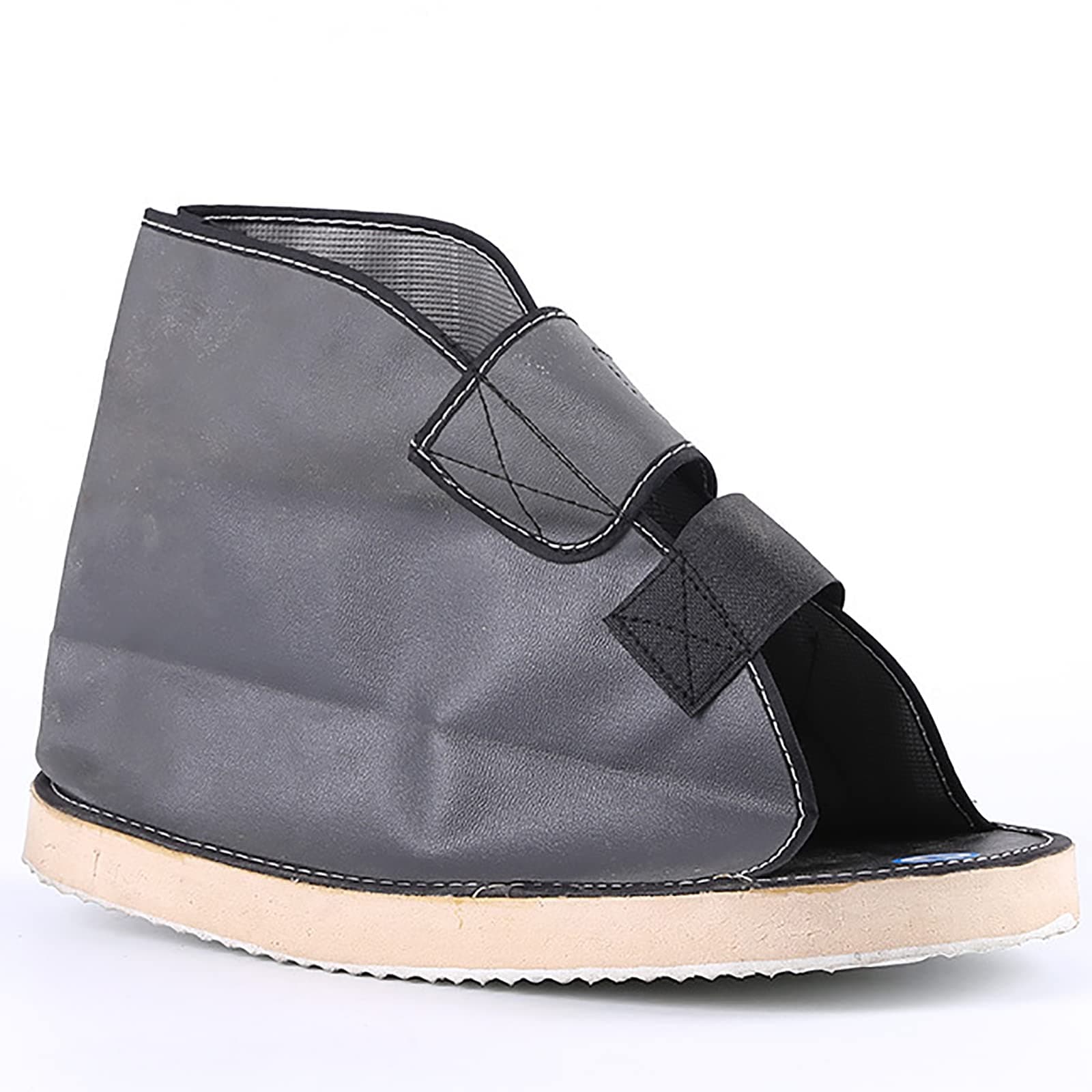 EROOLUCast Shoe, Canvas Surgery Open Toe Shoe with Adjustable Straps, Supports Surgical Foot Protection, Stables Ankle Joints, Shoe Length 25cm, Universal for Left and Right Feet
