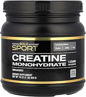 California Gold Nutrition, Sports, Pure Keratin Monohydrate, Plain, 1 Pound