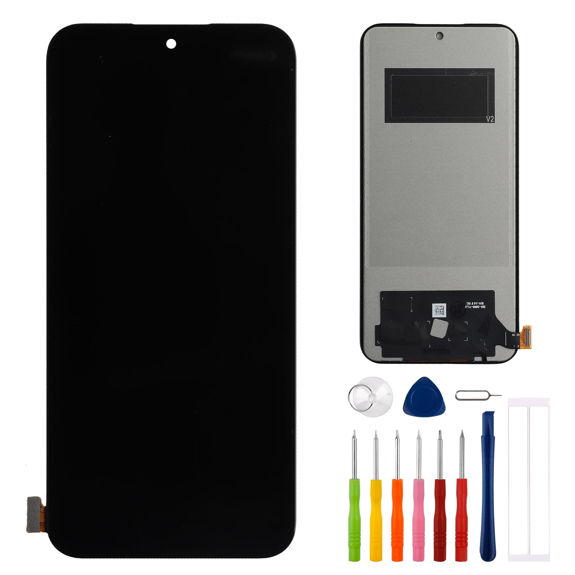 Replacement Display Compatible with Oppo Reno 14F CPH2743 6.57 Inch LCD Display Touch Screen Assembly with Tools