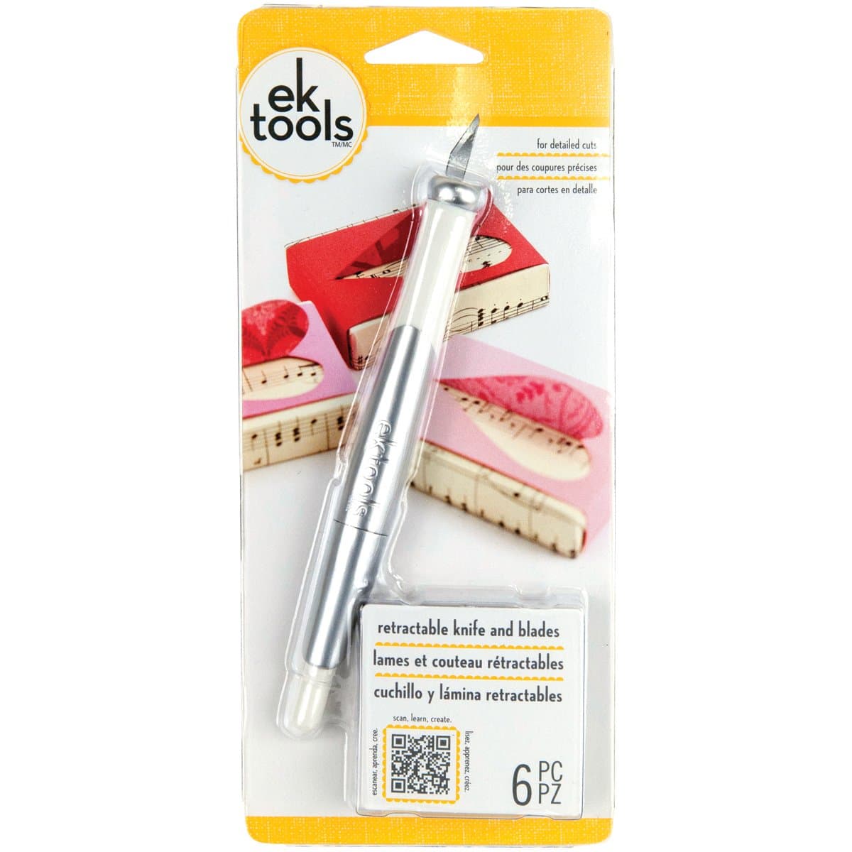 EK Successtools Retractable Knife and Blades, New Package