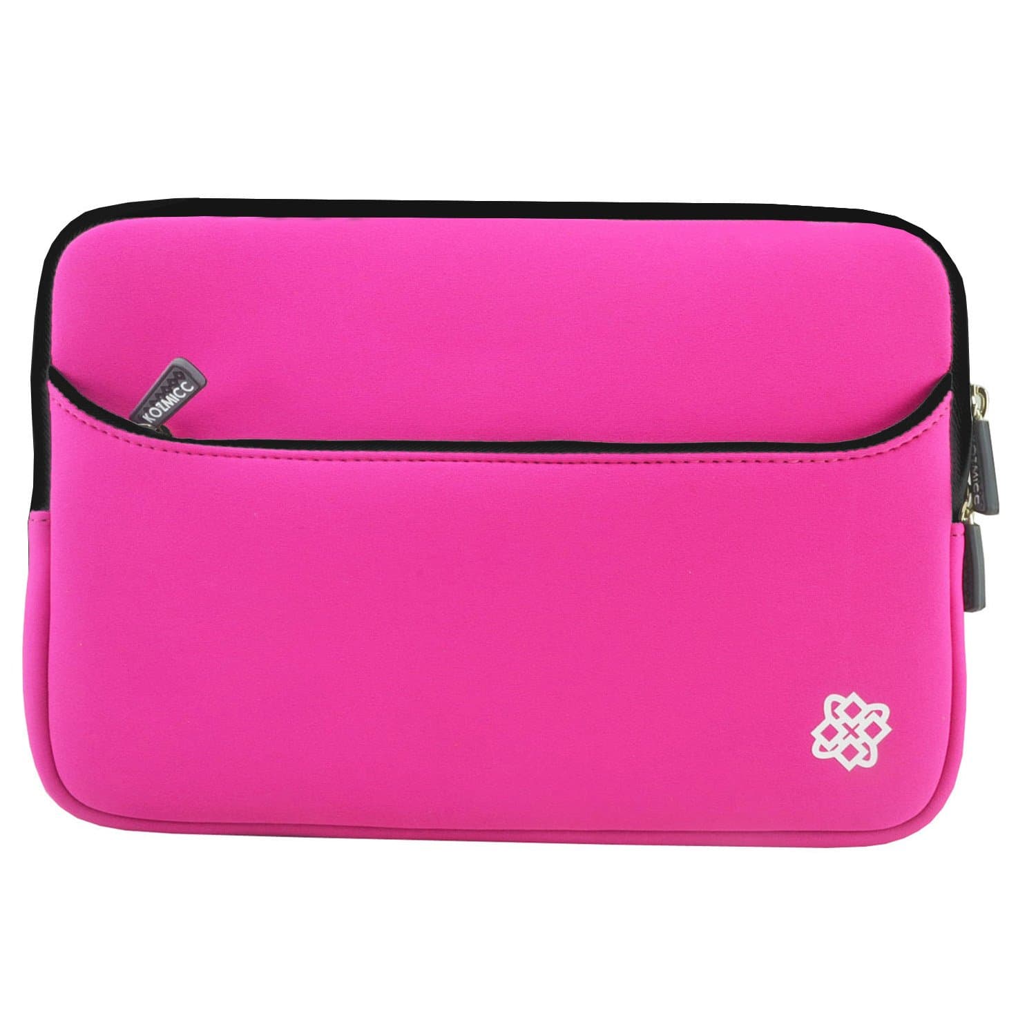 Kozmicc Universal 7" Tablet Sleeve Bag w/Front Accessory Pocket for Samsung Apple Dell Google 7 Inch Tablet [Pink]
